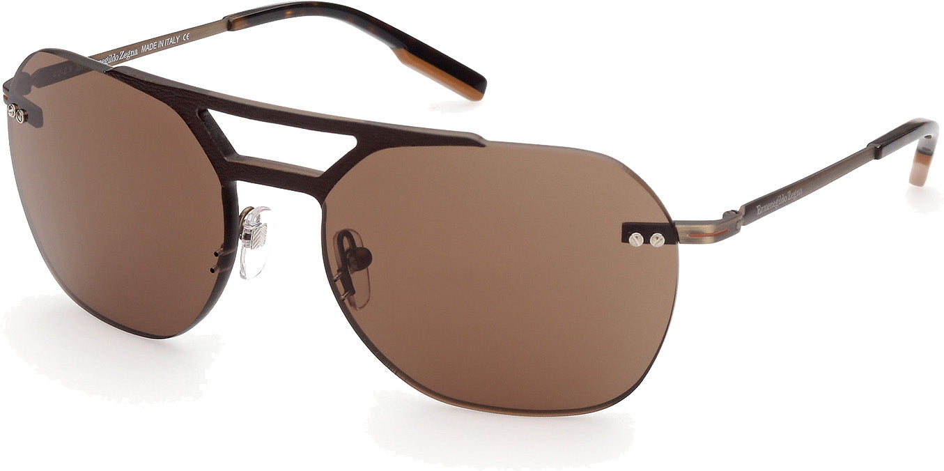 Color_48E - shiny dark brown / brown