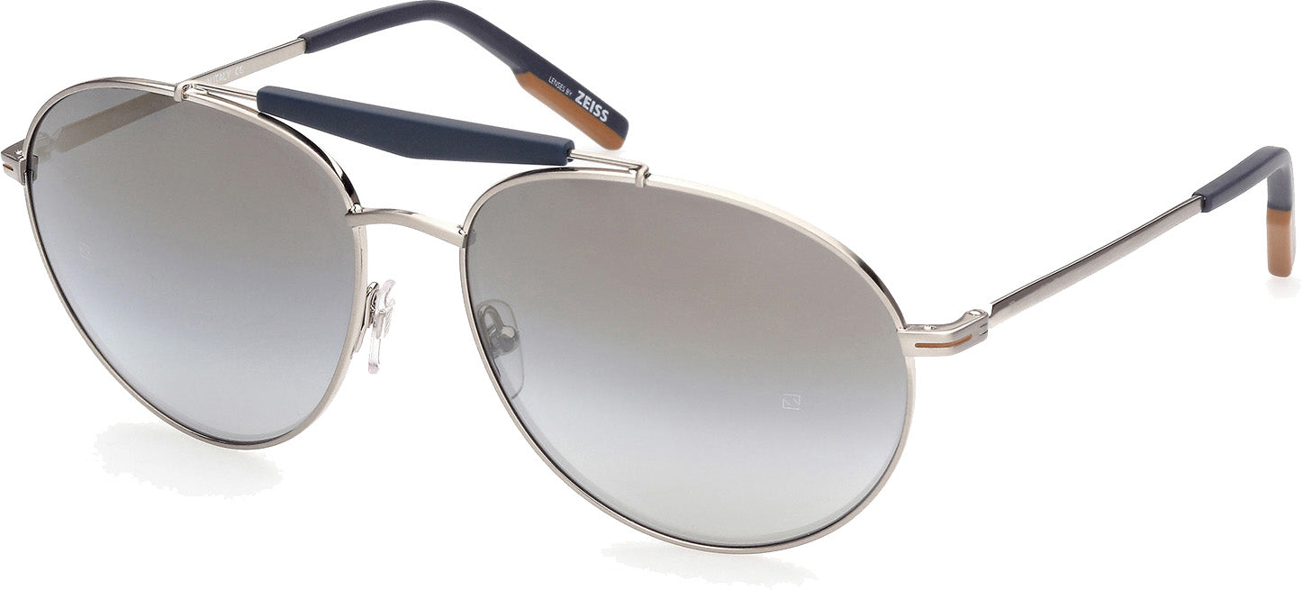 Color_16W - shiny palladium / gradient blue