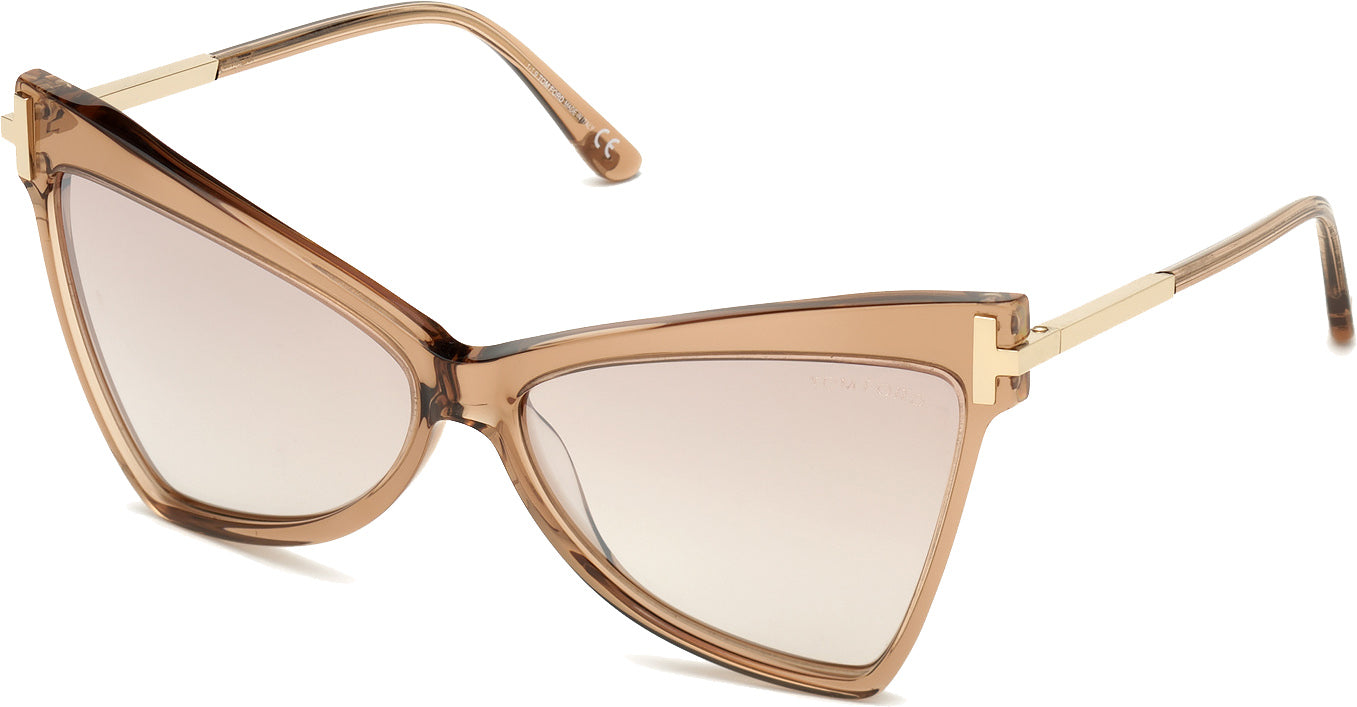 Color_57G - shiny beige / brown mirror