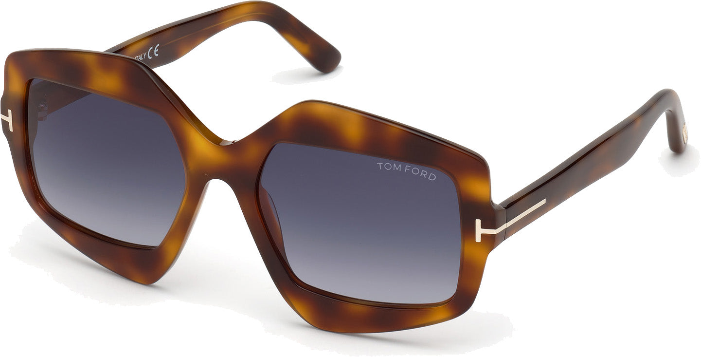 Color_53W - blonde havana / gradient blue