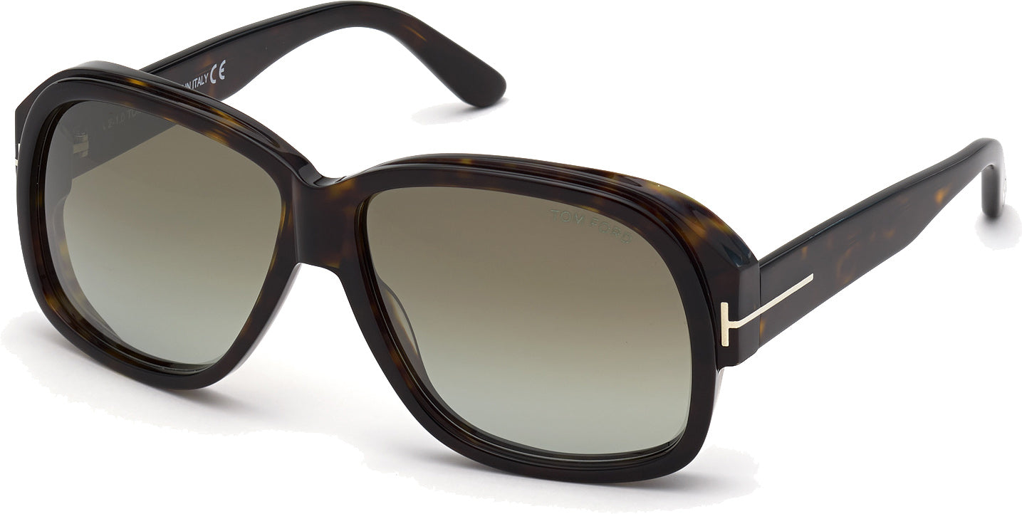 Color_52G - dark havana / brown mirror