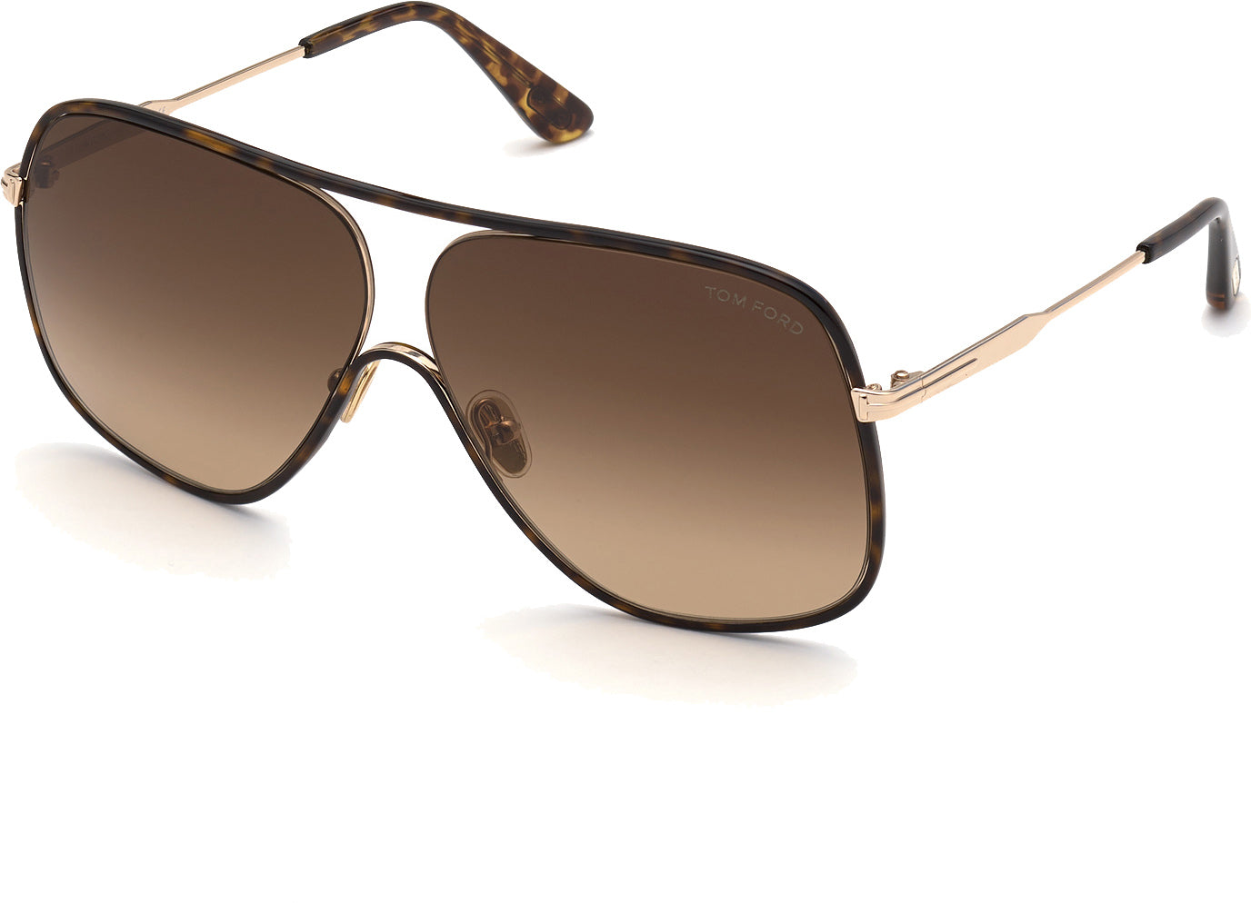 Color_28F - shiny rose gold / gradient brown