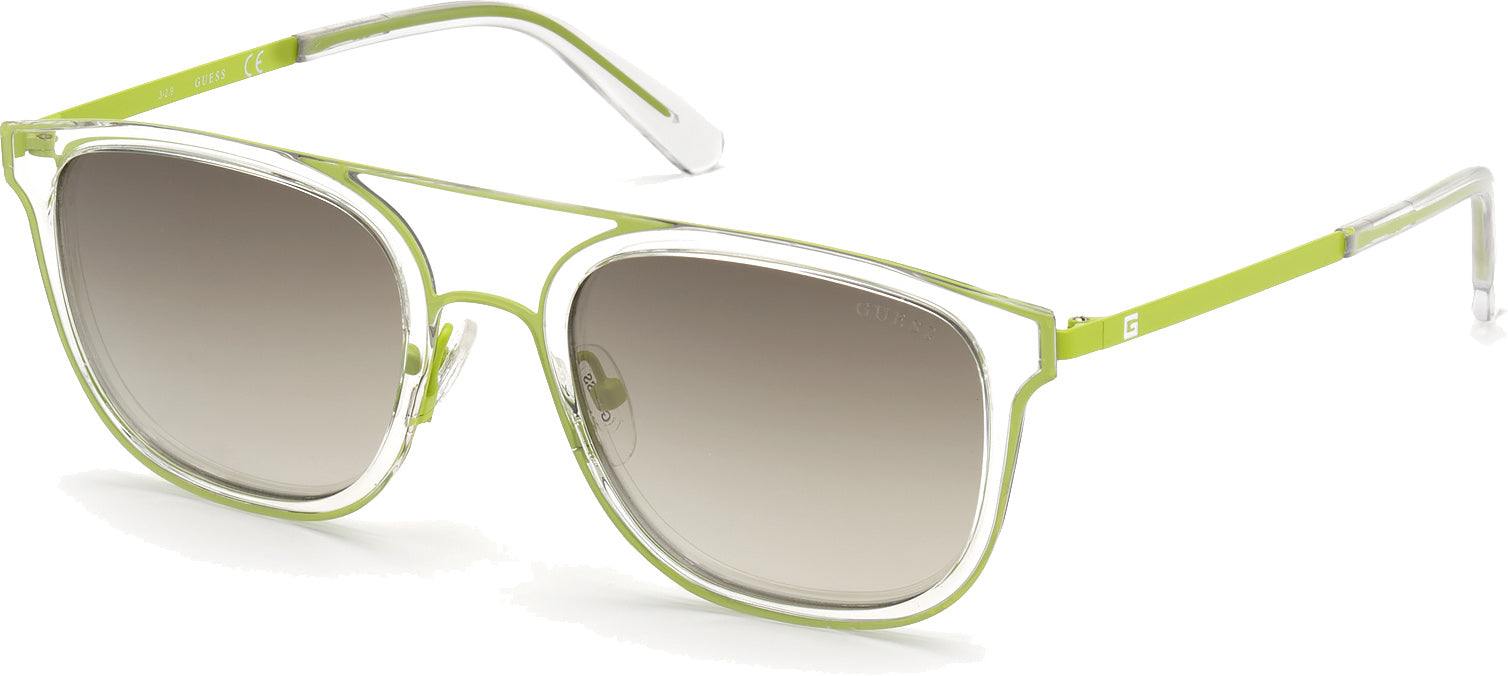 Color_93Q - shiny light green / green mirror