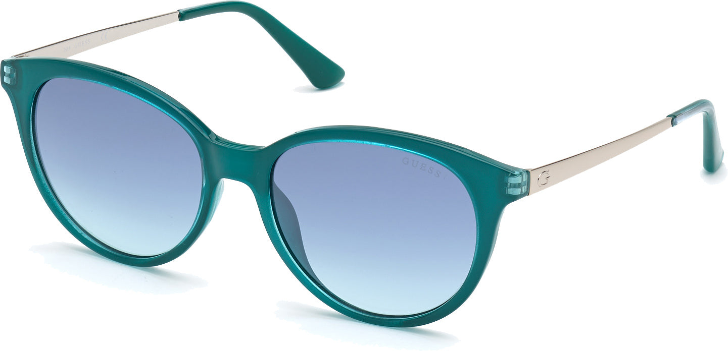 Color_87W - shiny turquoise / gradient blue