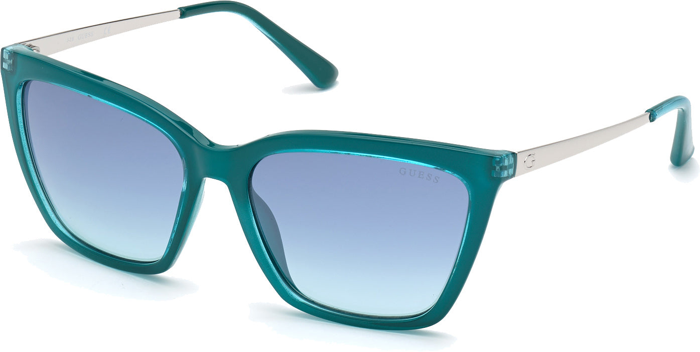 Color_87W - shiny turquoise / gradient blue