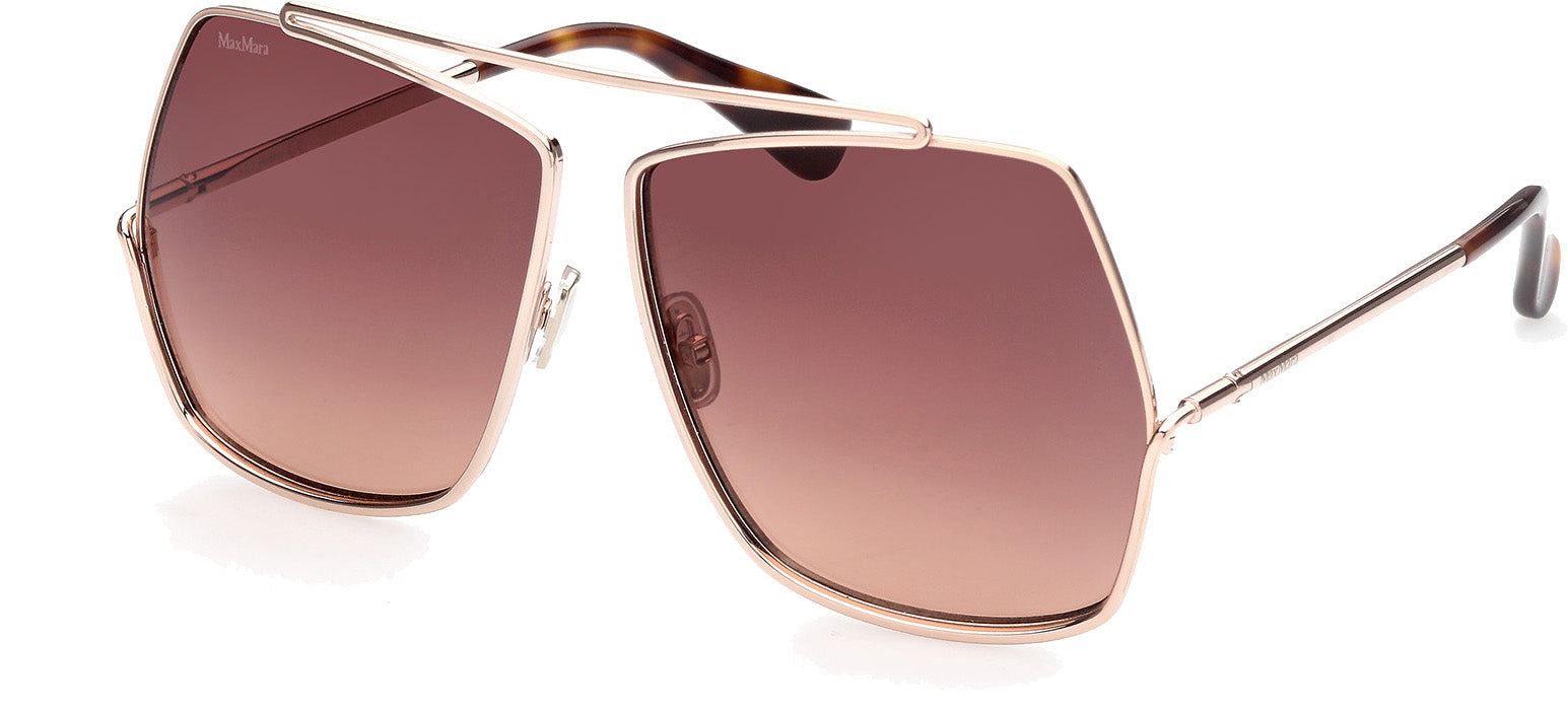 Color_28F - shiny rose gold / gradient brown