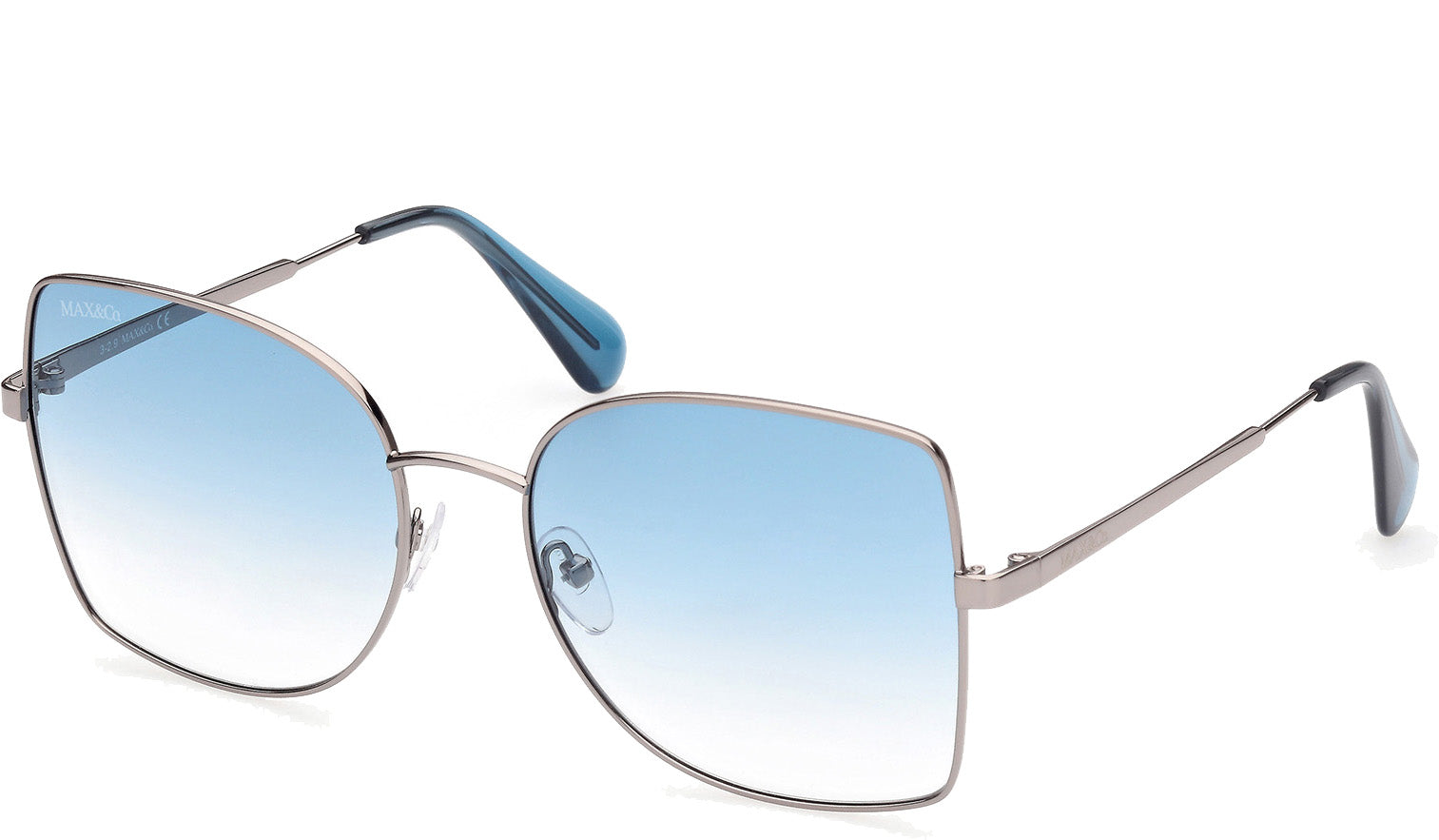 Color_14W - shiny light ruthenium / gradient blue