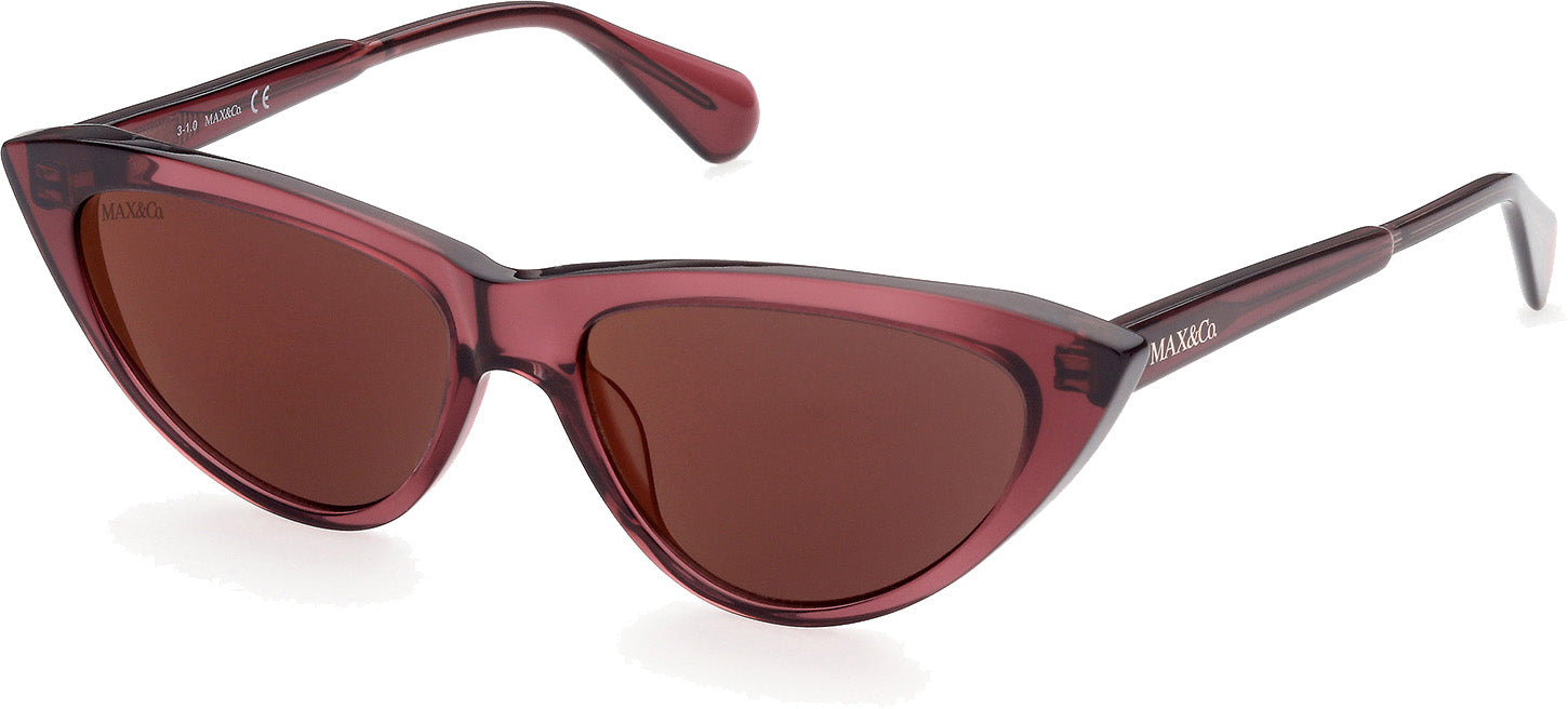 Color_66G - shiny red / brown mirror