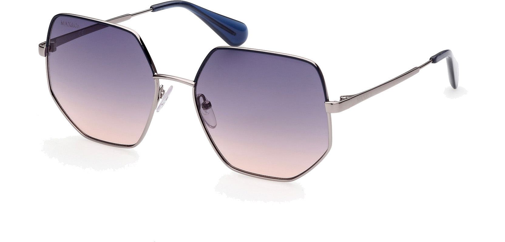 Color_14W - shiny light ruthenium / gradient blue