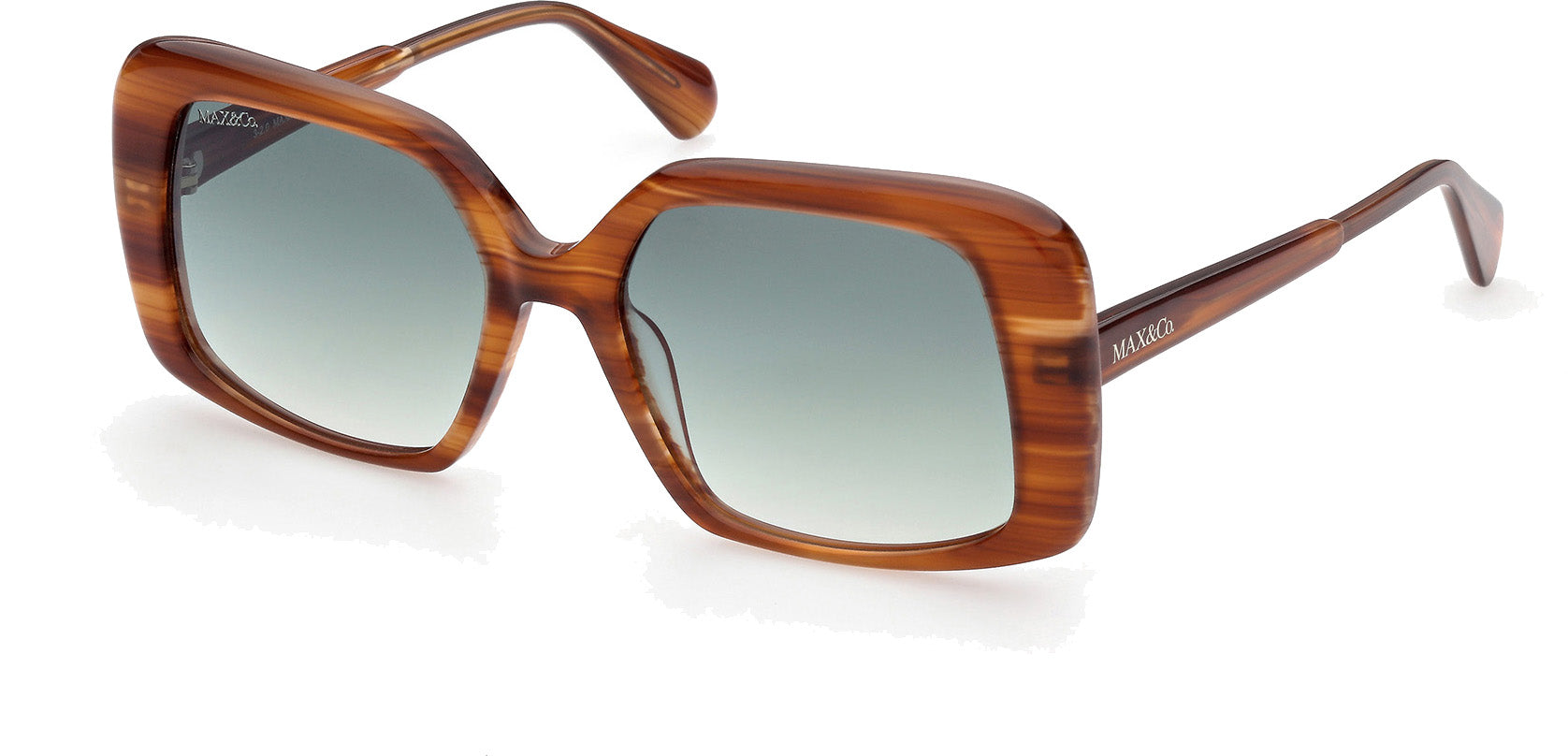 Color_45P - shiny light brown / gradient green