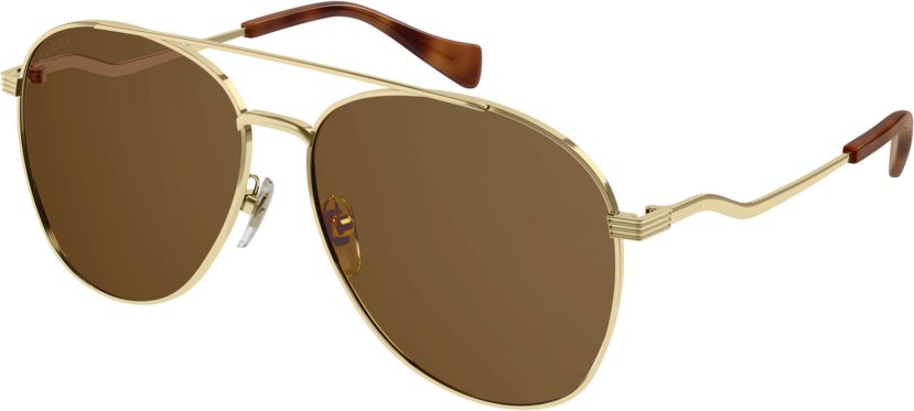 Color_GG0969S-002 - GOLD - BROWN
