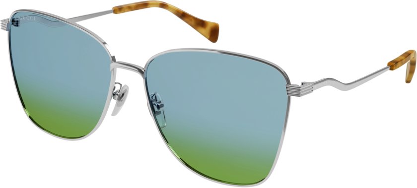 Color_GG0970S-004 - SILVER - LIGHT BLUE - GRADIENT(DOUBLE)