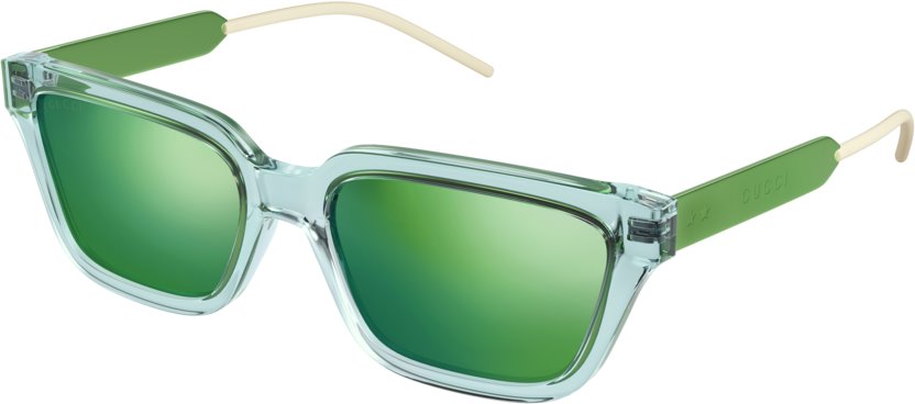 Color_GG0975S-003 - LIGHT-BLUE - GREEN - MIRROR(DOUBLE)