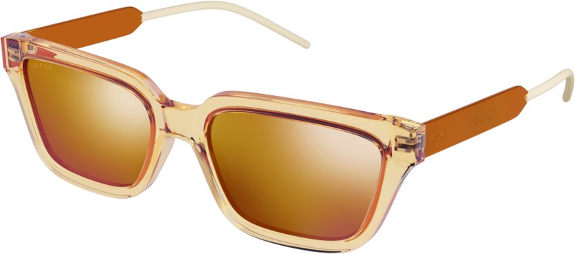 Color_GG0975S-004 - ORANGE - ORANGE - MIRROR(DOUBLE)