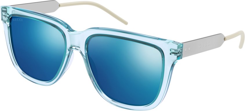 Color_GG0976S-003 - LIGHT-BLUE - BLUE - MIRROR