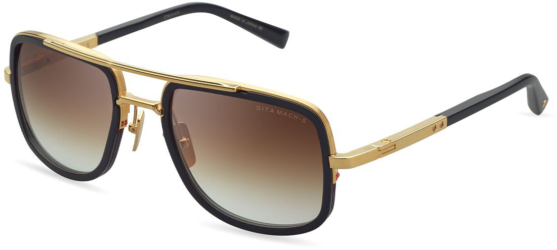 Color_DTS412-A-01 - YELLOW GOLD - MATTE BLACK - DARK BROWN TO CLEAR GRADIENT