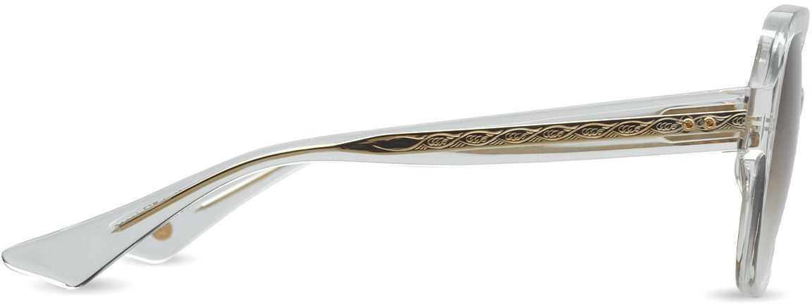 Color_DTS710-A-02 - CRYSTAL CLEAR - DARK BROWN TO CLEAR GRADIENT