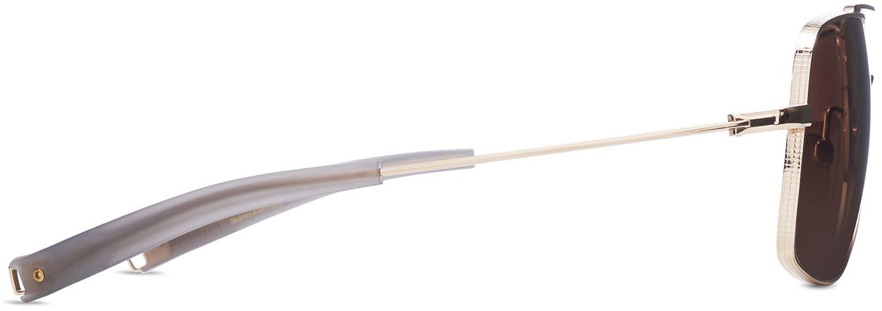 Color_DLS107-A-01 - WHITE GOLD - DITA-LAND LENS - BROWN POLARIZED