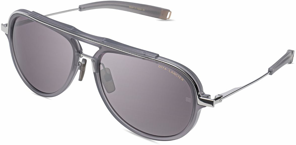 Color_DLS406-A-02 - MATTE CRYSTAL GREY/BLACK PALLADIUM - DITA-SEA LENS - GREY POLARIZED