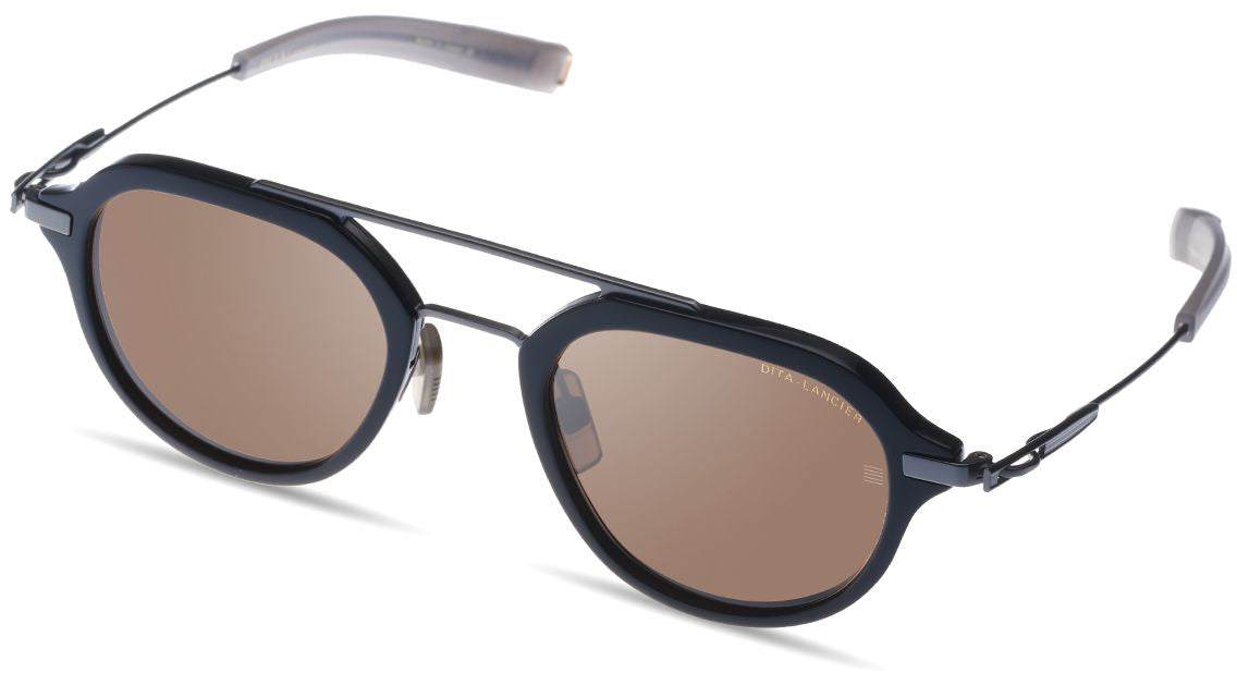 Color_DLS407-A-01 - BLACK - BLACK GUN - DITA-LAND LENS - BROWN POLARIZED