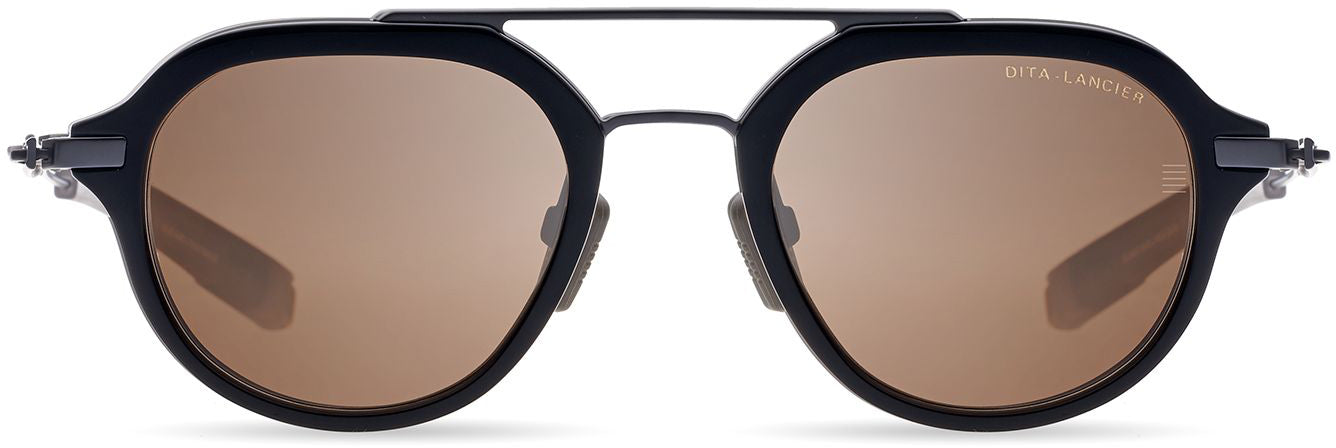Color_DLS407-A-01 - BLACK - BLACK GUN - DITA-LAND LENS - BROWN POLARIZED