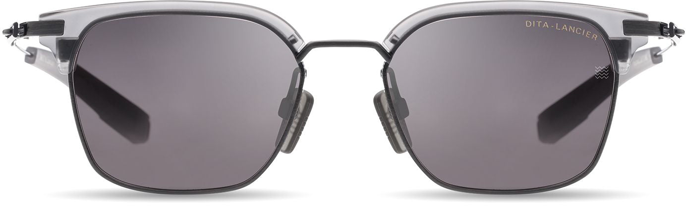 Color_DLS410-A-02 - SATIN CRYSTAL GREY - ANTIQUE SILVER - DITA-SEA LENS - GREY POLARIZED