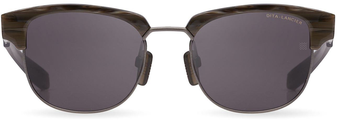 Color_DLS411-A-02 - ANTIQUE SILVER - BEACH WOOD - DITA-SEA LENS - GREY POLARIZED