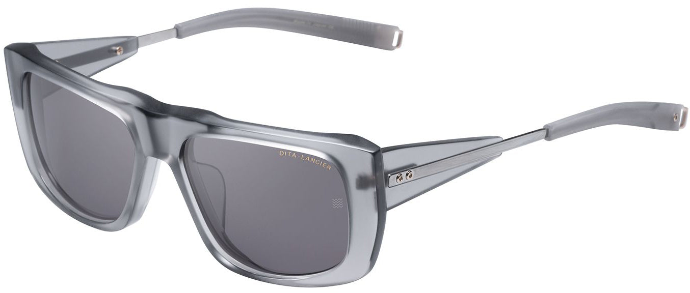 Color_DLS703-56-04 - SATIN CRYSTAL GREY/BLACK PALLADIUM - DITA-SEA LENS - GREY POLARIZED