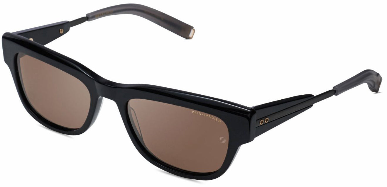 Color_DLS704-A-01 - BLACK - BLACK GUN - DITA-LAND LENS - BROWN POLARIZED