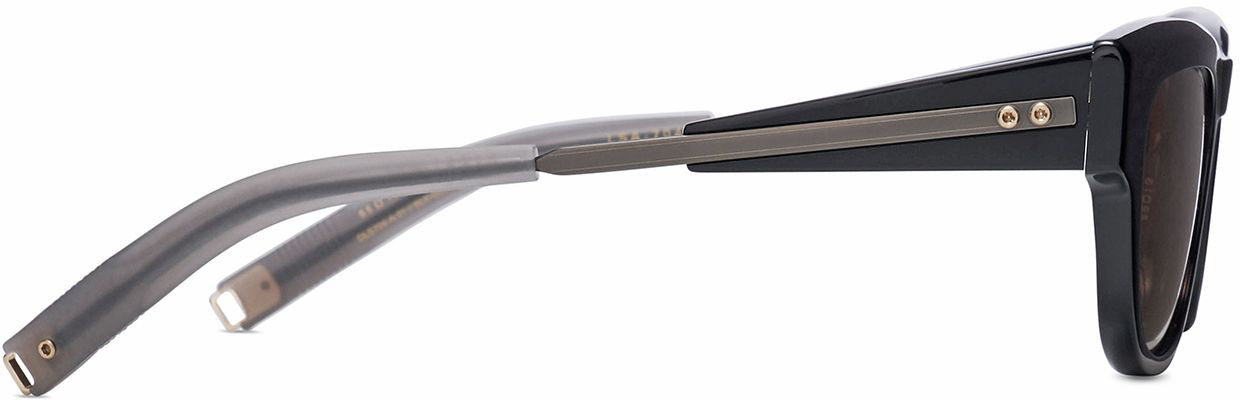Color_DLS704-A-01 - BLACK - BLACK GUN - DITA-LAND LENS - BROWN POLARIZED