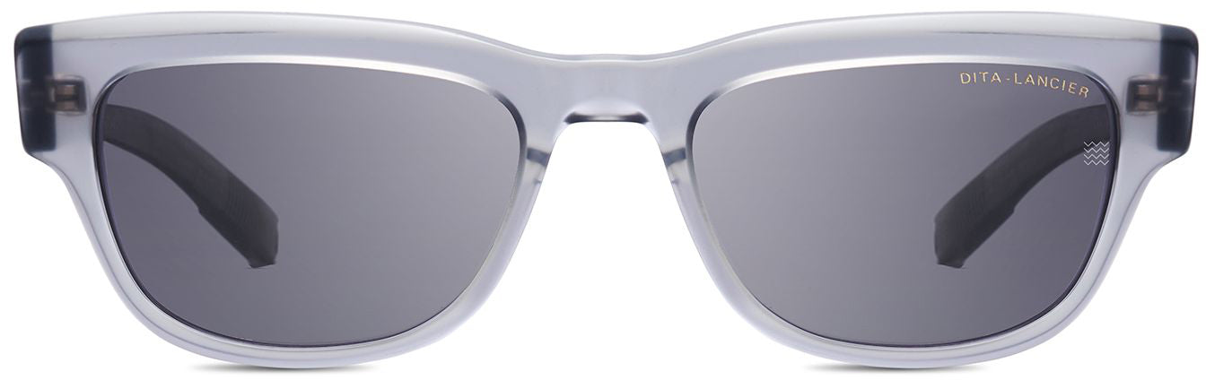 Color_DLS704-A-02 - SATIN CRYSTAL GREY - ANTIQUE SILVER - DITA-SEA LENS - GREY POLARIZED