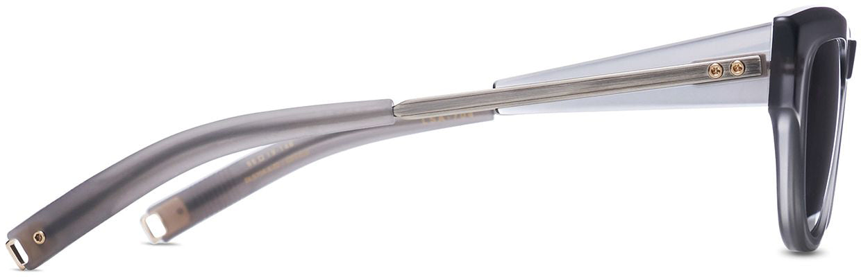 Color_DLS704-A-02 - SATIN CRYSTAL GREY - ANTIQUE SILVER - DITA-SEA LENS - GREY POLARIZED