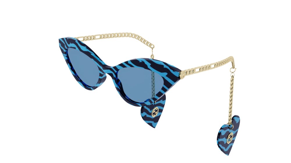 Color_GG0978S-005 - BLACK - BLUE