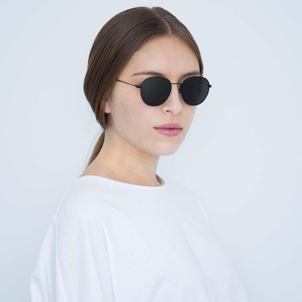 Color_AD28C1SUN - Ann Demeulemeester 28 C1 Oval Sunglasses
