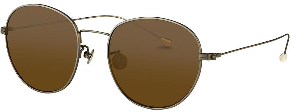 Color_AD28C3SUN - Ann Demeulemeester 28 C3 Oval Sunglasses