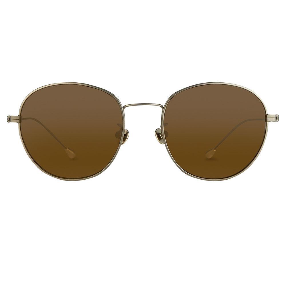 Color_AD28C3SUN - Ann Demeulemeester 28 C3 Oval Sunglasses