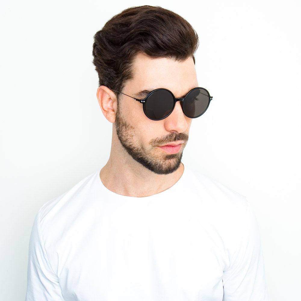 Color_AD54C1SUN - Ann Demeulemeester 54 C1 Round Sunglasses