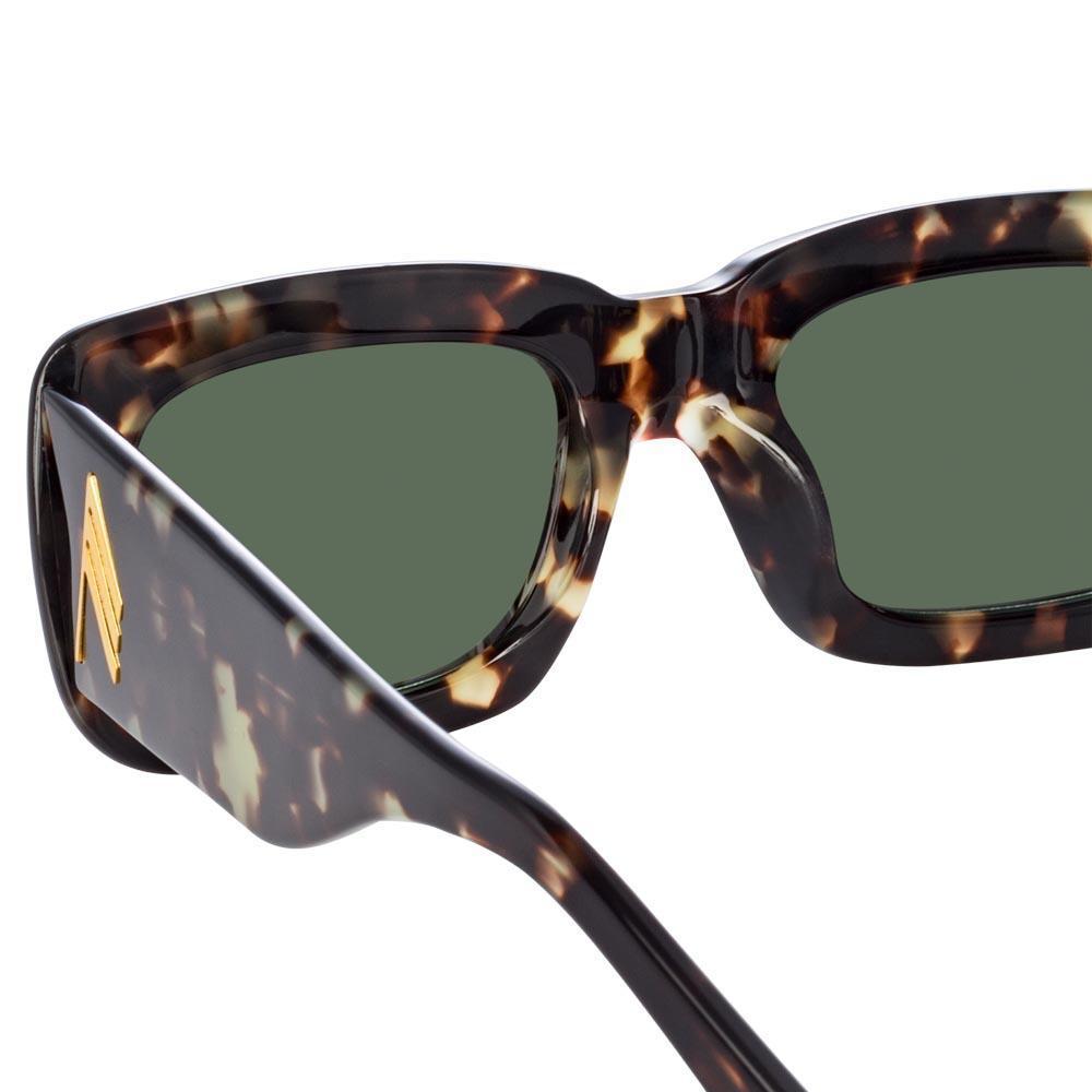 Color_ATTICO3C2SUN - The Attico Marfa Rectangular Sunglasses in Tortoiseshell