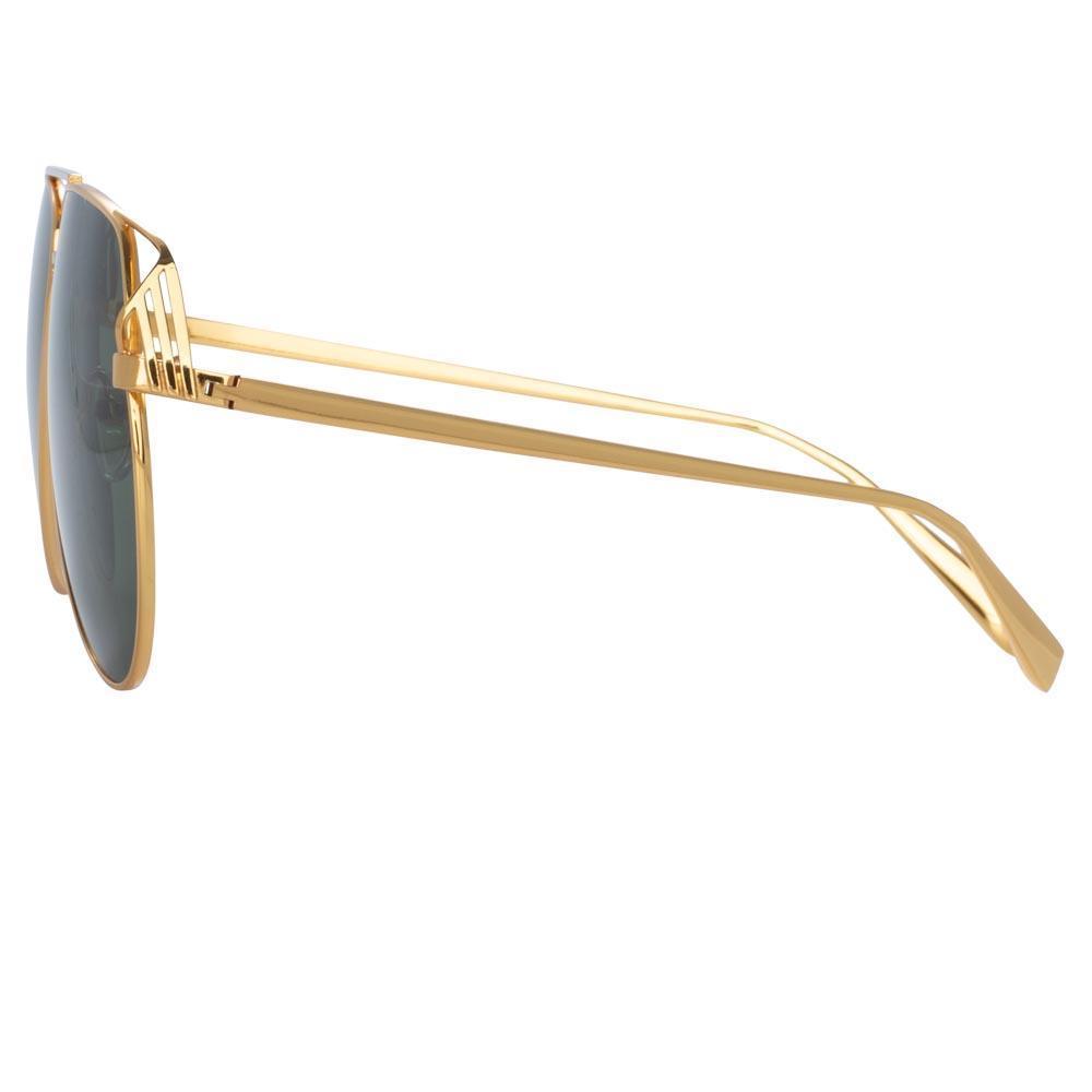 Color_ATTICO4C2SUN - The Attico Telma Aviator Sunglasses in Yellow Gold Tone