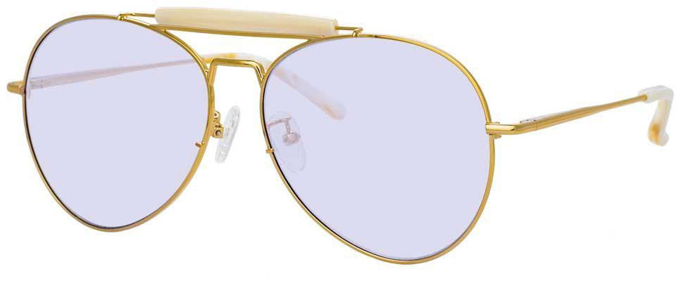 Color_DVN187C3SUN - Dries Van Noten 187 C3 Aviator Sunglasses