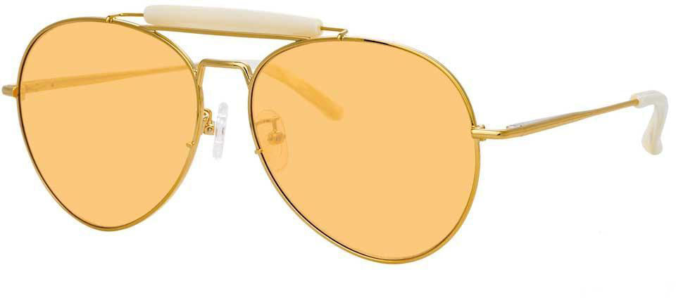 Color_DVN187C4SUN - Dries Van Noten 187 C4 Aviator Sunglasses