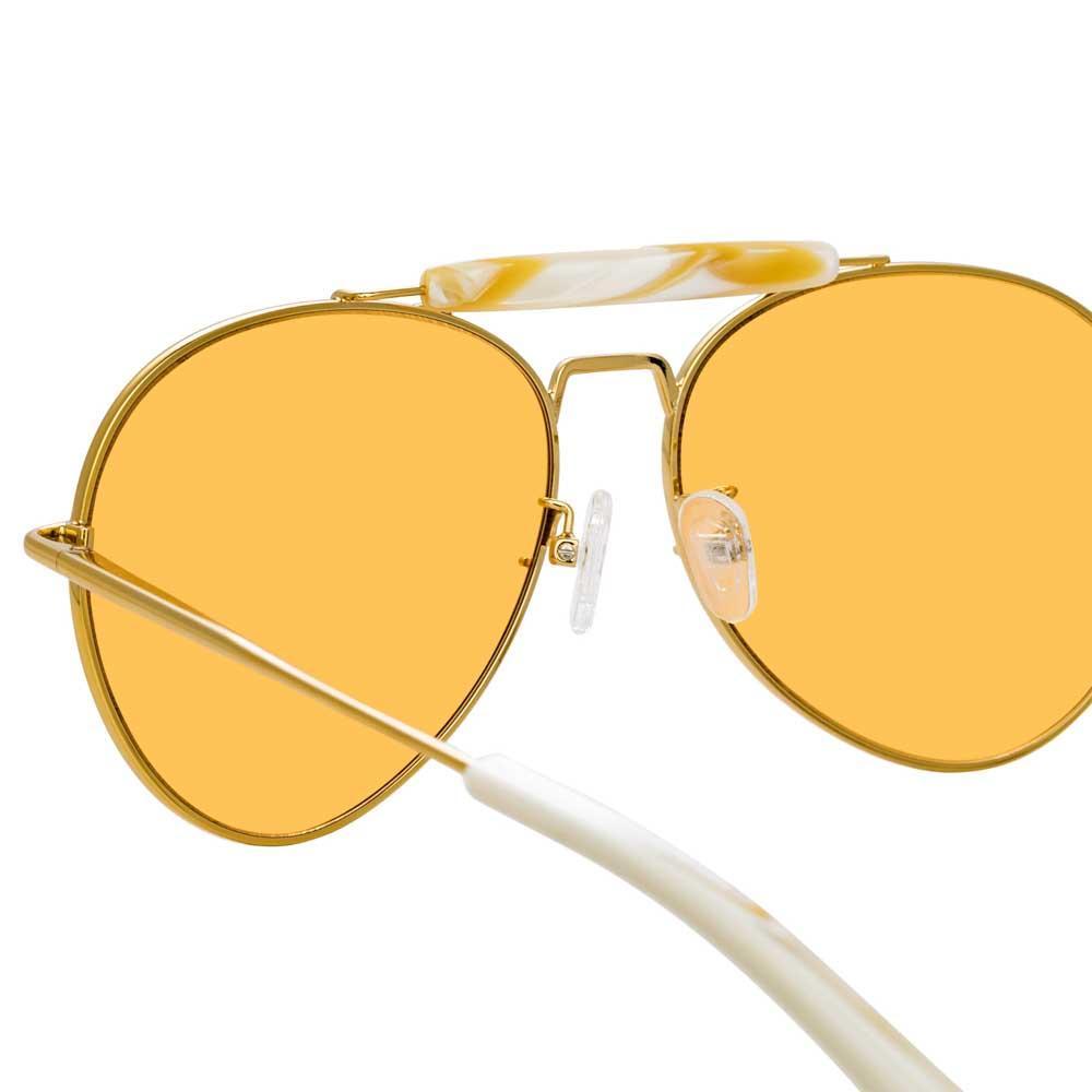 Color_DVN187C4SUN - Dries Van Noten 187 C4 Aviator Sunglasses