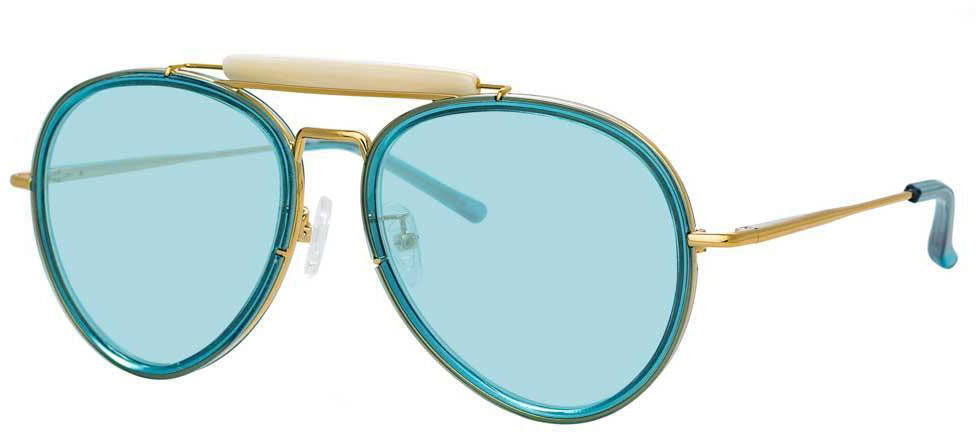 Color_DVN188C4SUN - Dries Van Noten 188 C4 Aviator Sunglasses