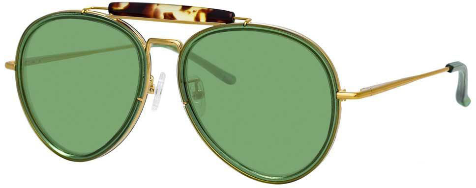 Color_DVN188C5SUN - Dries Van Noten 188 C5 Aviator Sunglasses