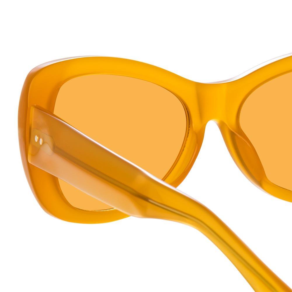 Color_DVN195C6SUN - Dries Van Noten 195 Round Sunglasses in Brown