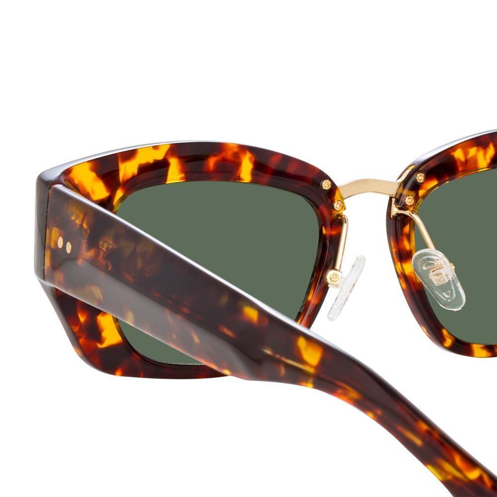 Color_DVN202C4SUN - Dries Van Noten 202 Round Sunglasses in Tortoiseshell