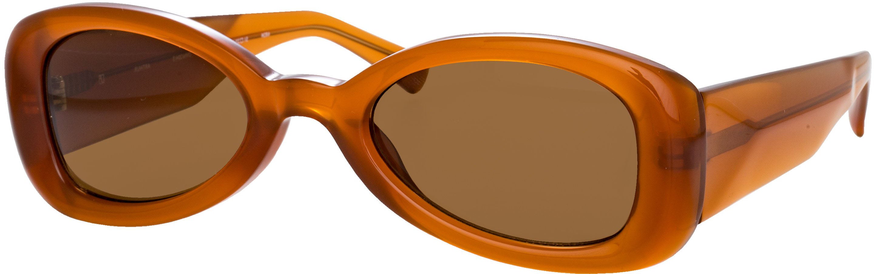 Color_DVN204C3SUN - Dries van Noten 204 Aviator Sunglasses in Brown