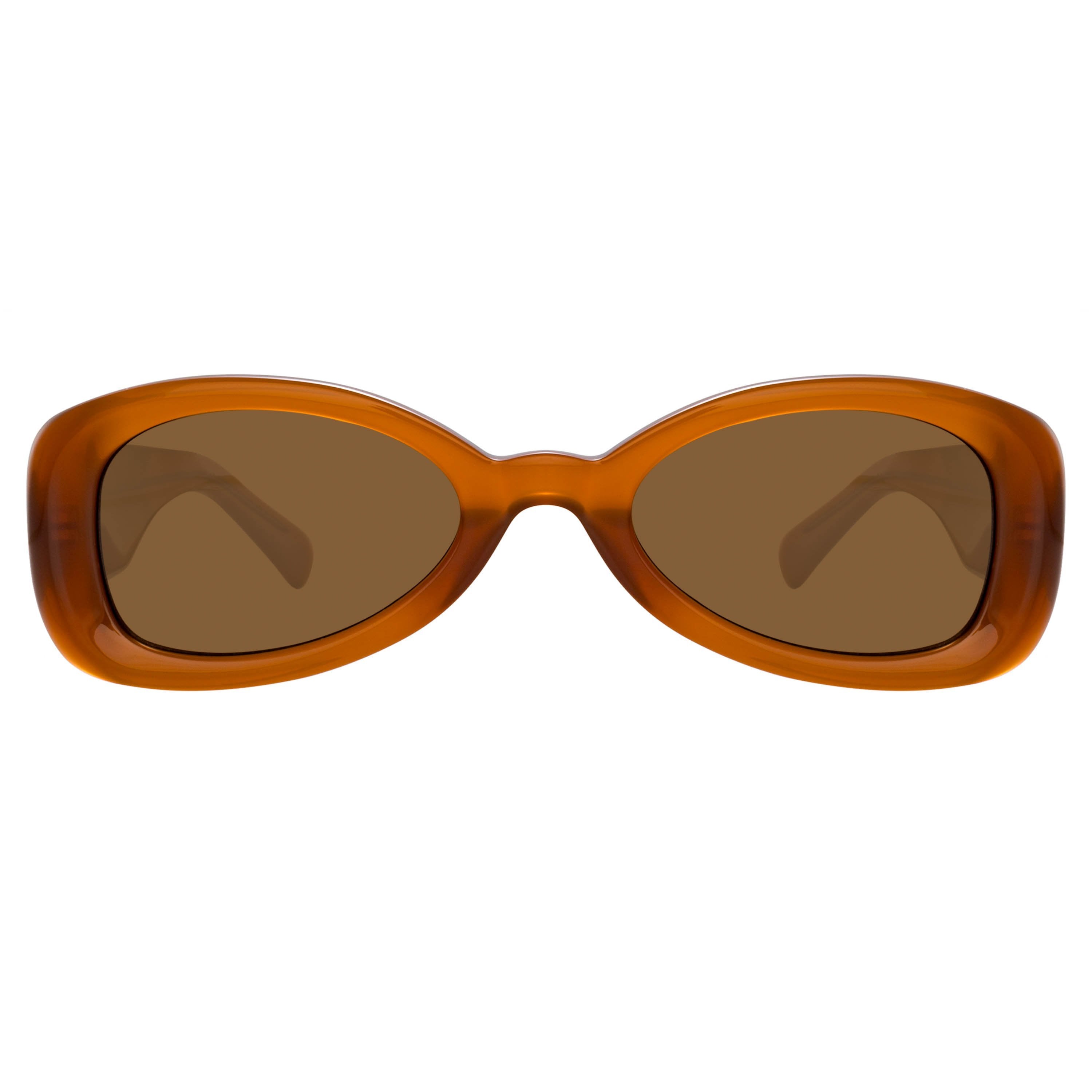 Color_DVN204C3SUN - Dries van Noten 204 Aviator Sunglasses in Brown