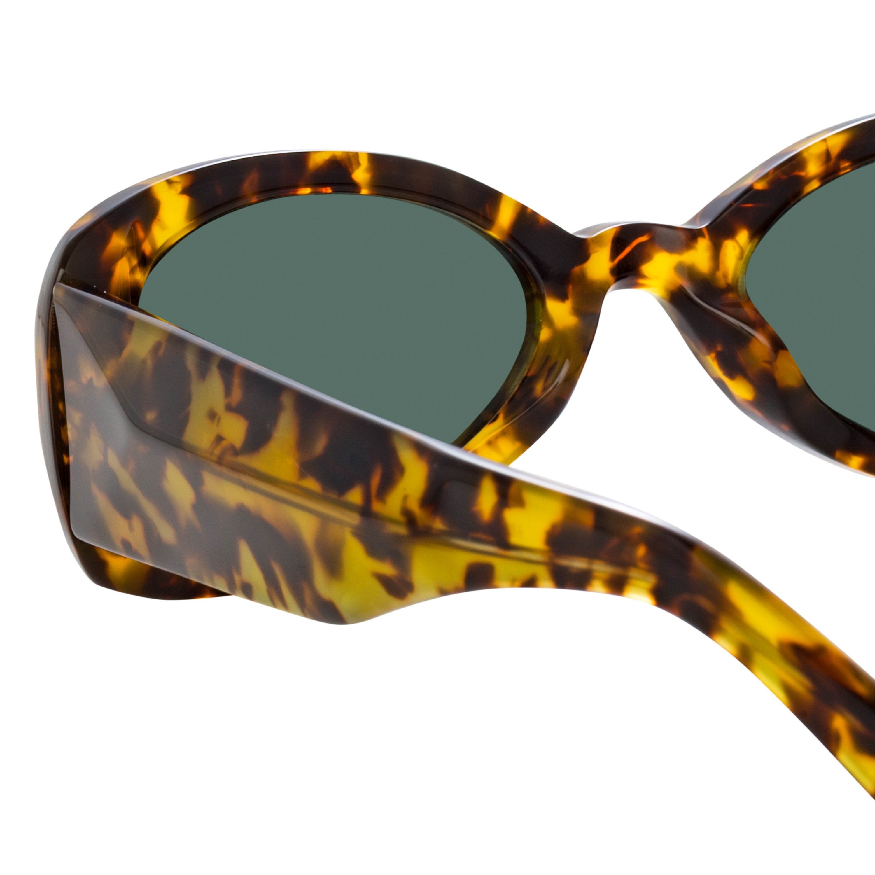 Color_DVN204C4SUN - Dries van Noten 204 Aviator Sunglasses in Tortoiseshell