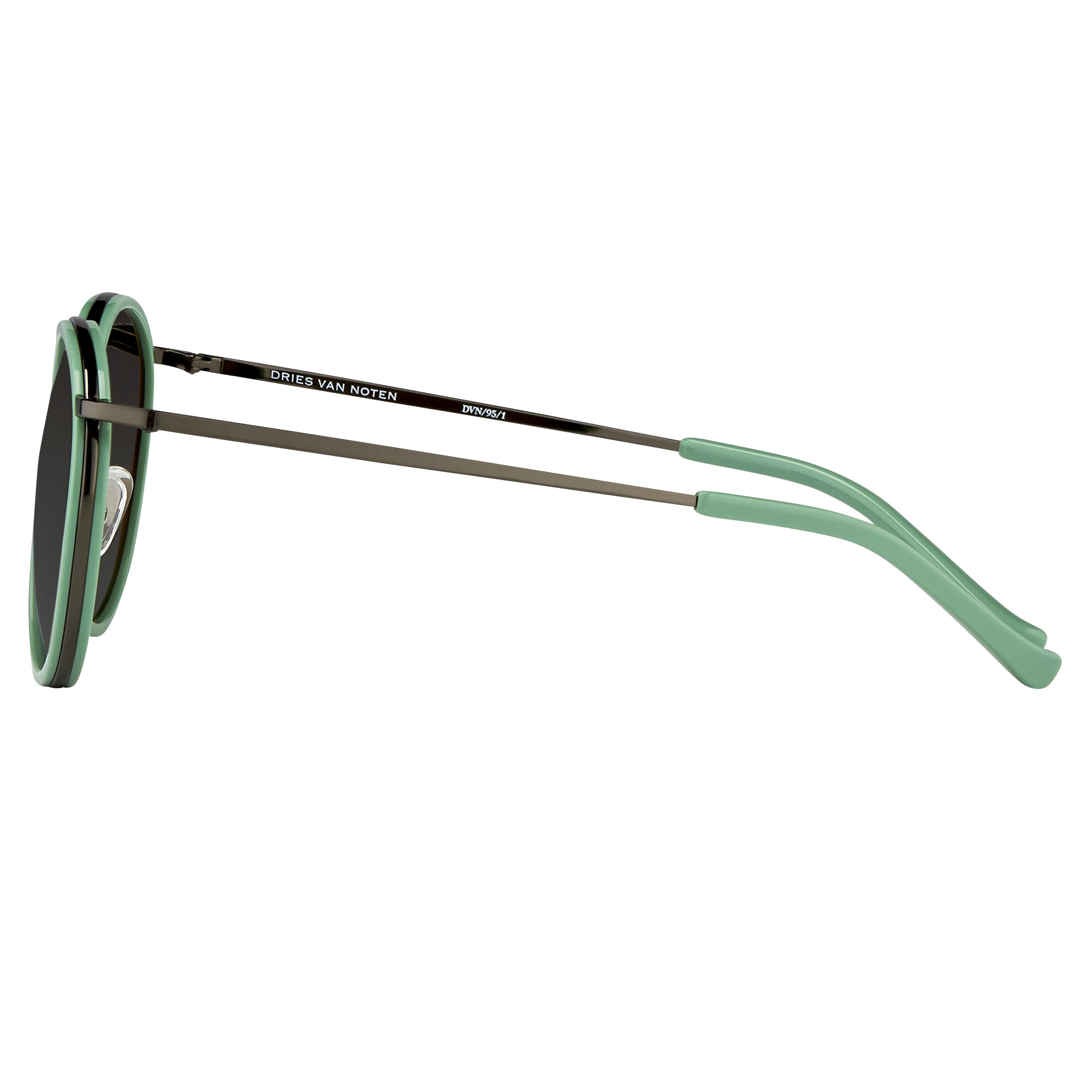 Color_DVN95C1SUN - Dries van Noten 95 C1 Oval Sunglasses
